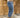 Jeans wide leg gouden randje