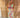 C-4021 jurk flock stof groen/roze