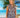 C-2305 tuniek print lichtblauw