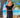 Lange jurk cold shoulder Sally