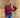 Kanten top velvet feel  rond hals Daniek